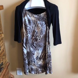 Three Seasons Maternity Size M Animal Print Dress